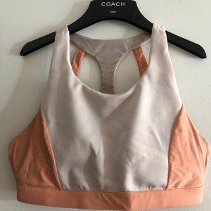 Fabletics XL Peach & Cream Sports Bra